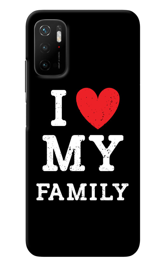 I Love My Family Poco M3 Pro 5G Back Cover