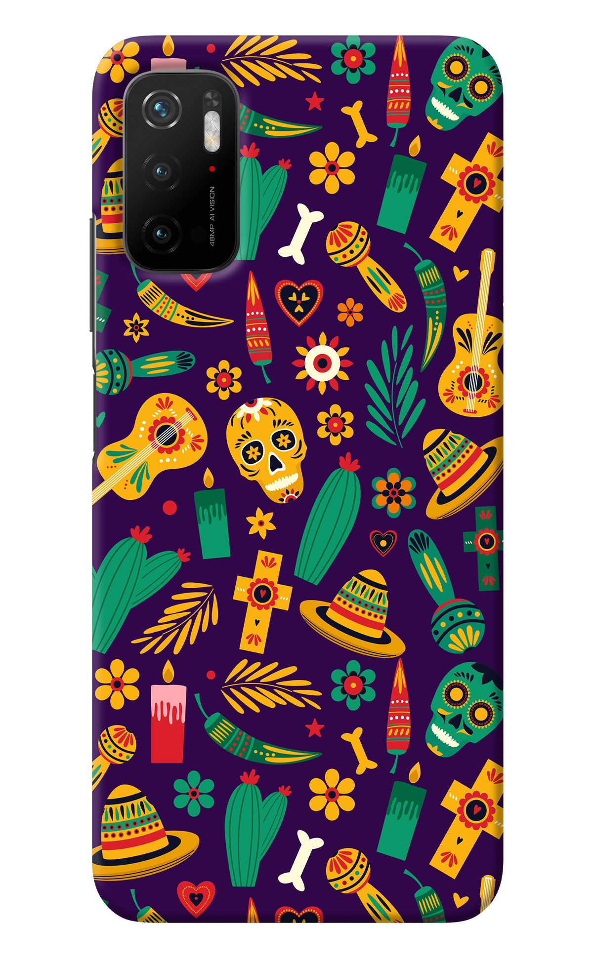 Mexican Artwork Poco M3 Pro 5G Back Cover