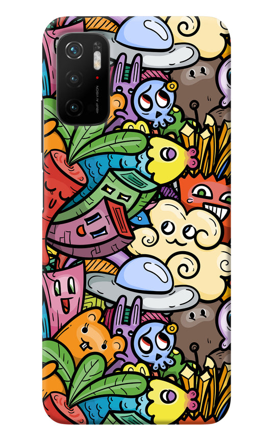 Veggie Doodle Poco M3 Pro 5G Back Cover