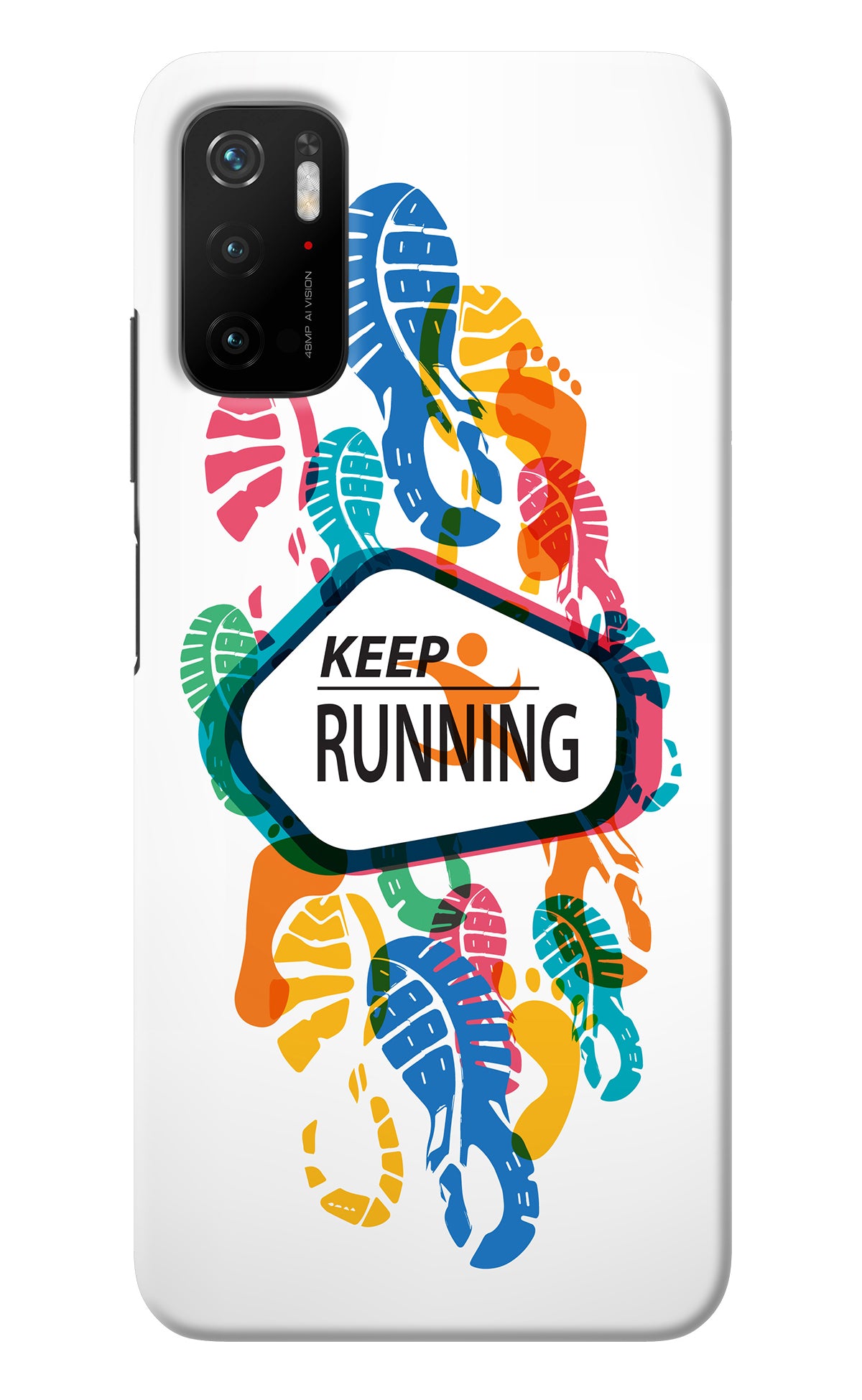 Keep Running Poco M3 Pro 5G Back Cover