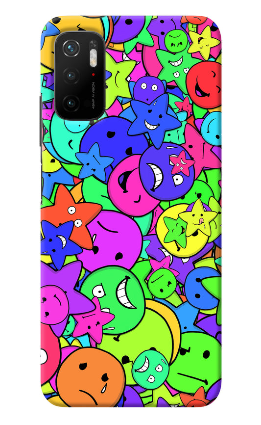 Fun Doodle Poco M3 Pro 5G Back Cover