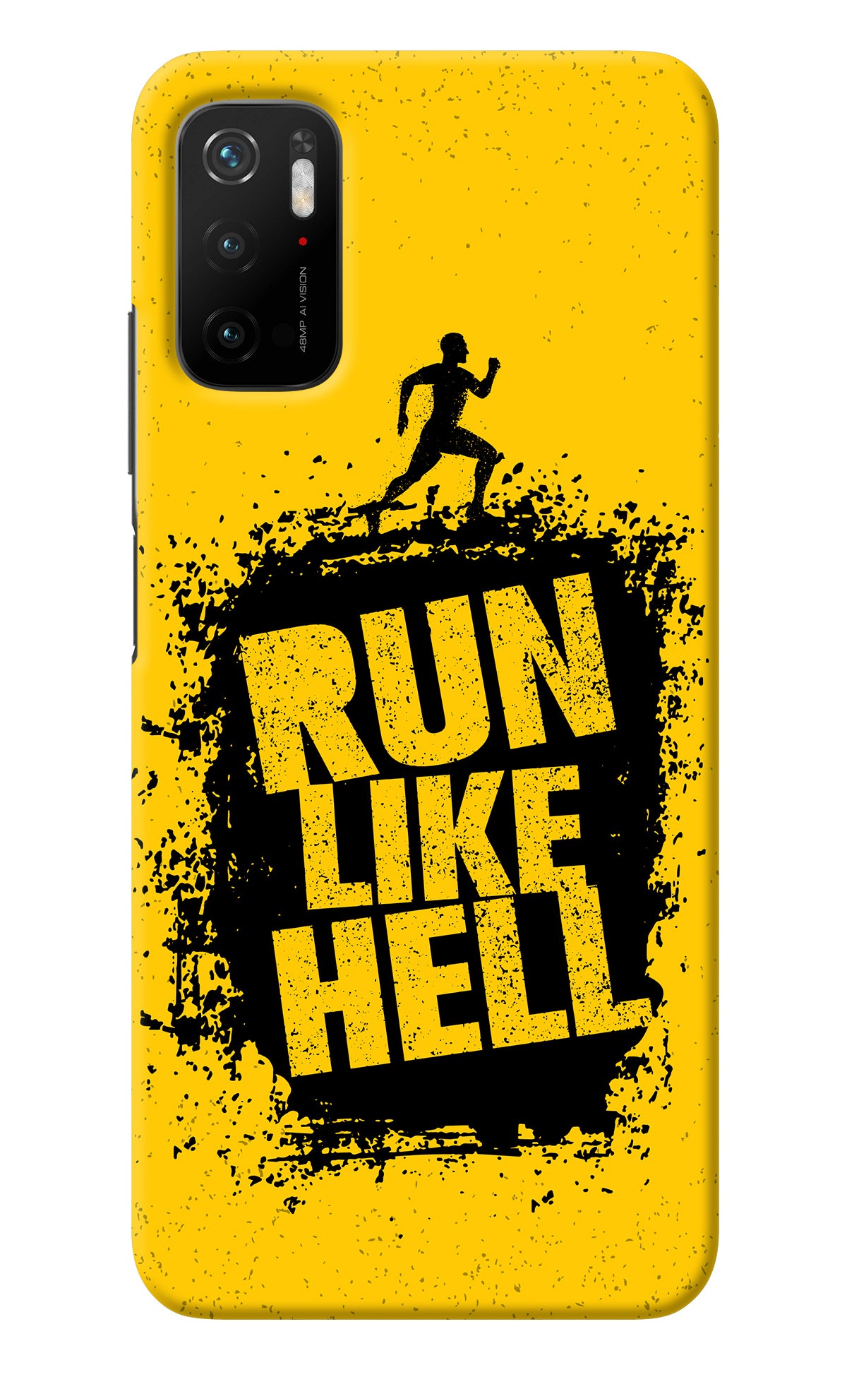 Run Like Hell Poco M3 Pro 5G Back Cover