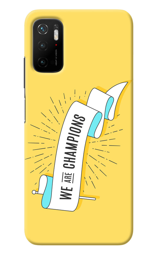 We are Champions Poco M3 Pro 5G Back Cover