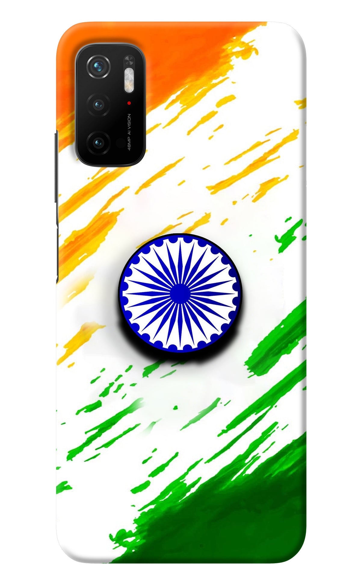 Indian Flag Ashoka Chakra Poco M3 Pro 5G Pop Case