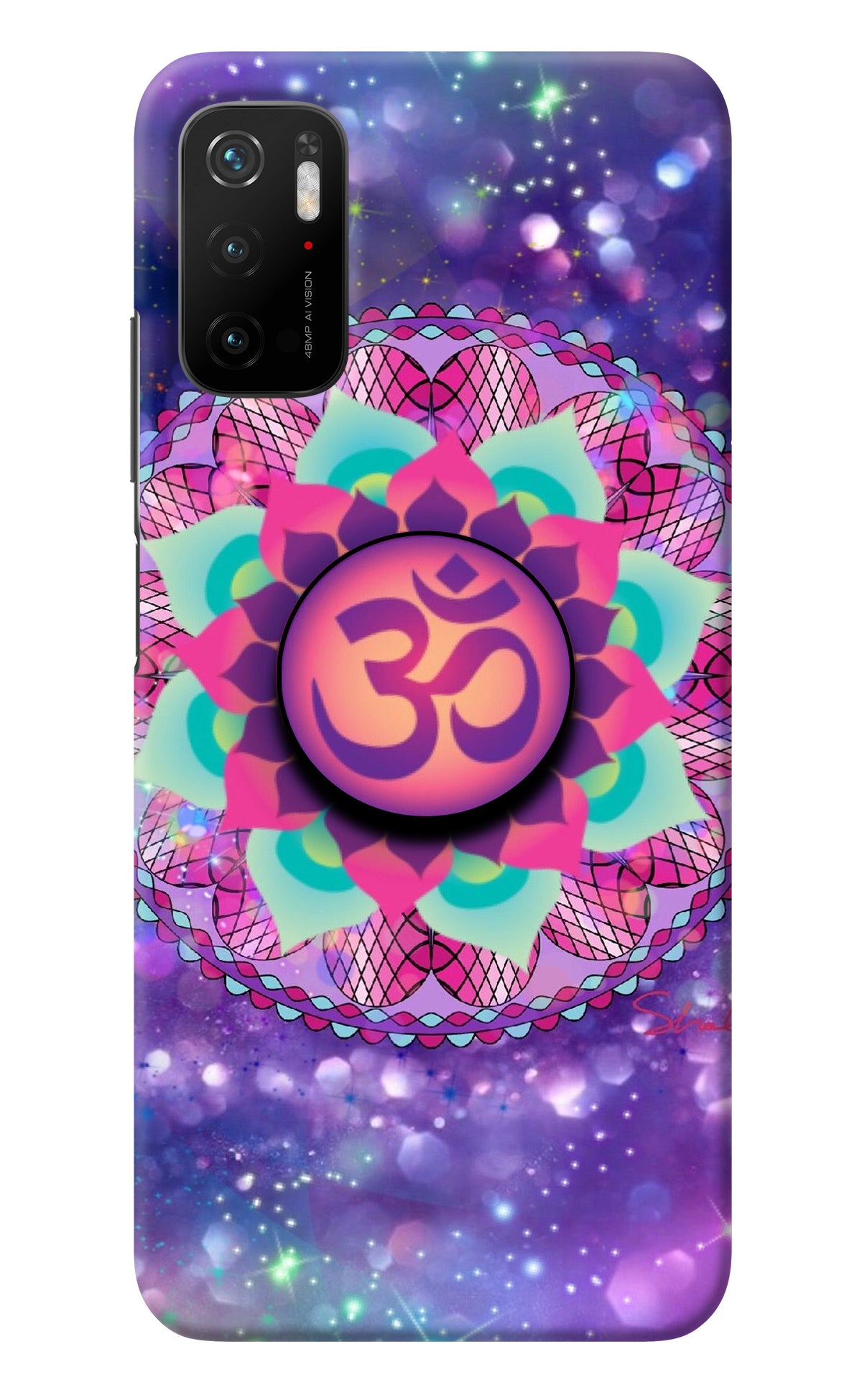 Om Purple Poco M3 Pro 5G Pop Case