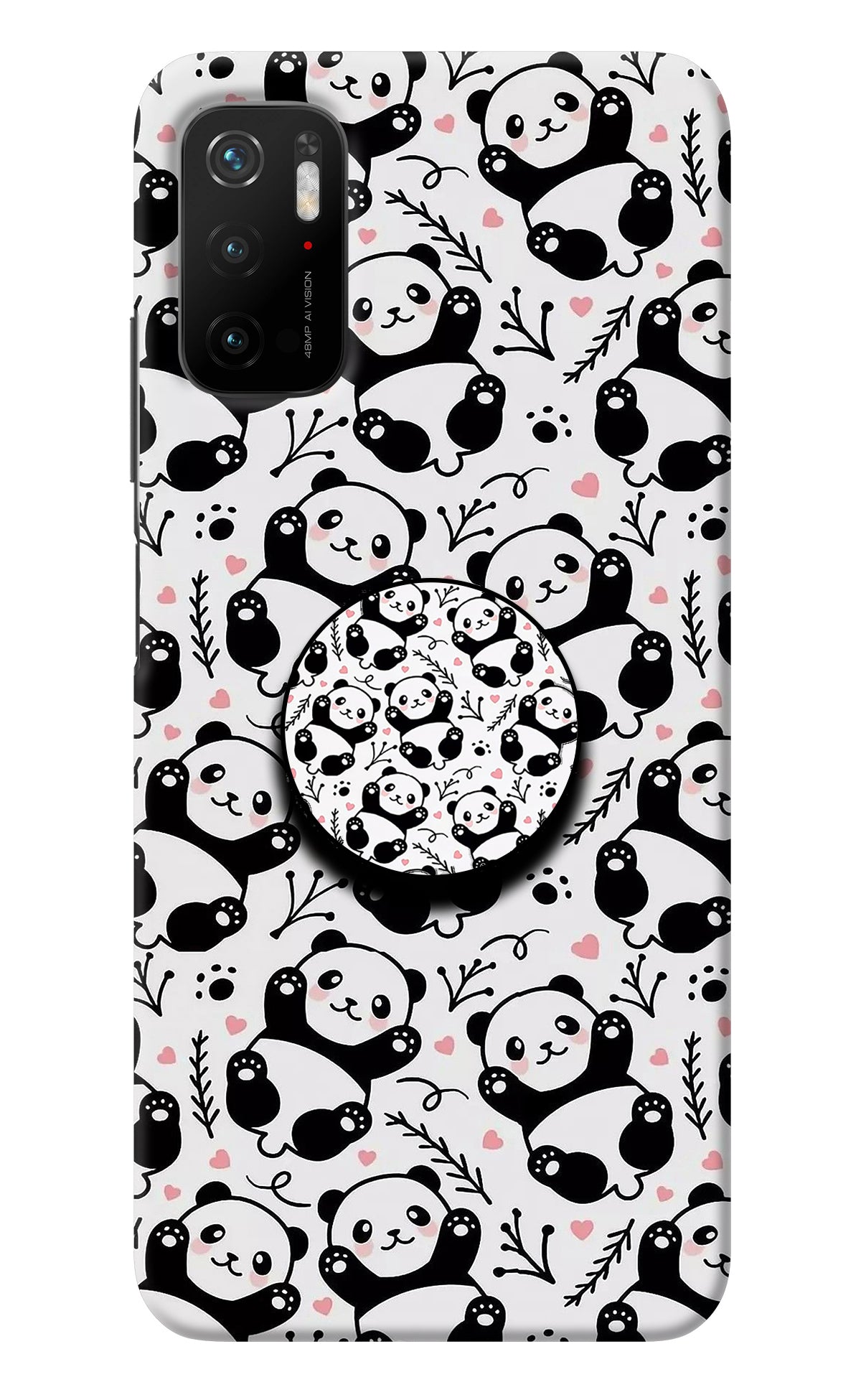 Cute Panda Poco M3 Pro 5G Pop Case