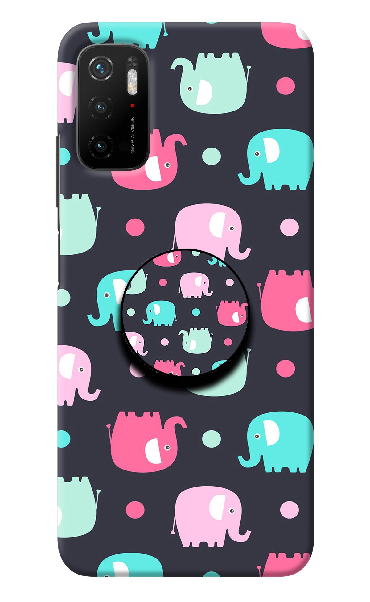 Baby Elephants Poco M3 Pro 5G Pop Case