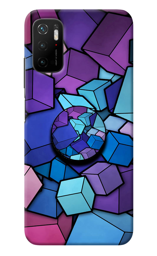 Cubic Abstract Poco M3 Pro 5G Pop Case