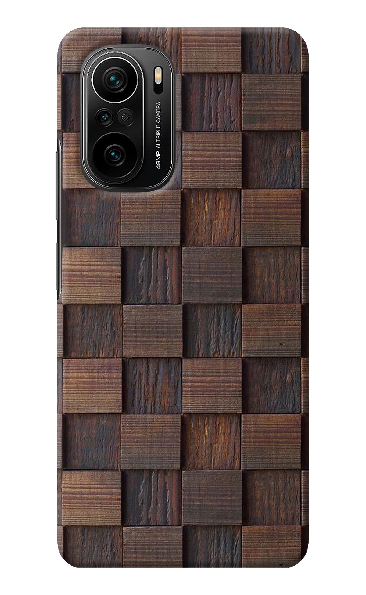 Wooden Cube Design Mi 11X/11X Pro Back Cover