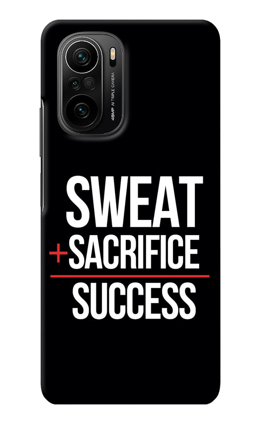 Sweat Sacrifice Success Mi 11X/11X Pro Back Cover