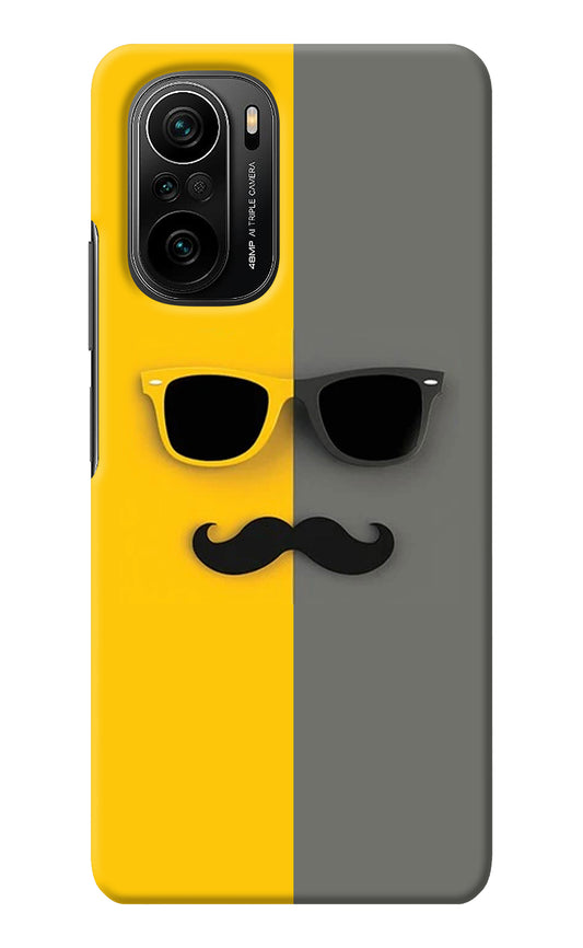 Sunglasses with Mustache Mi 11X/11X Pro Back Cover