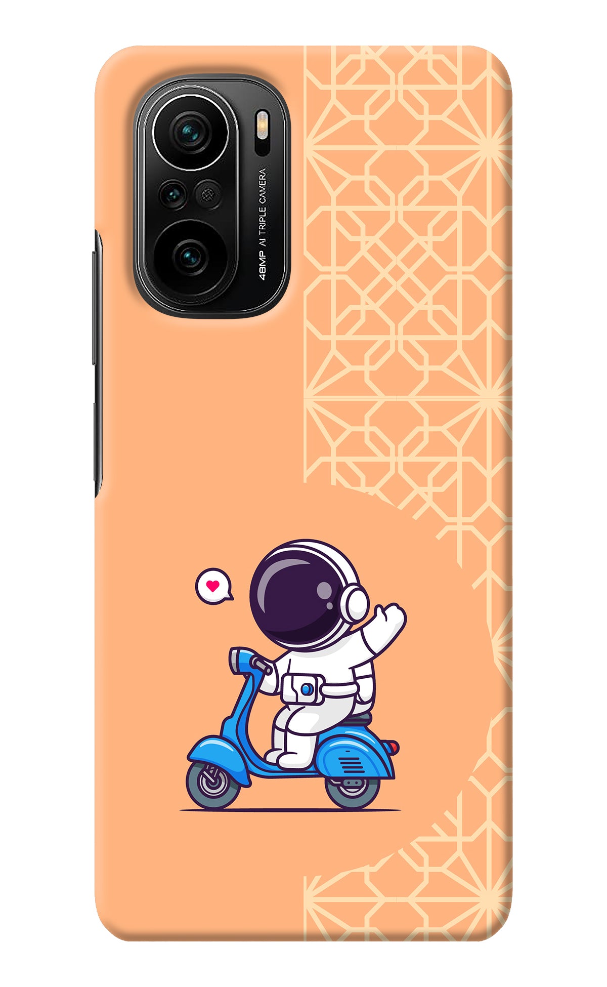 Cute Astronaut Riding Mi 11X/11X Pro Back Cover