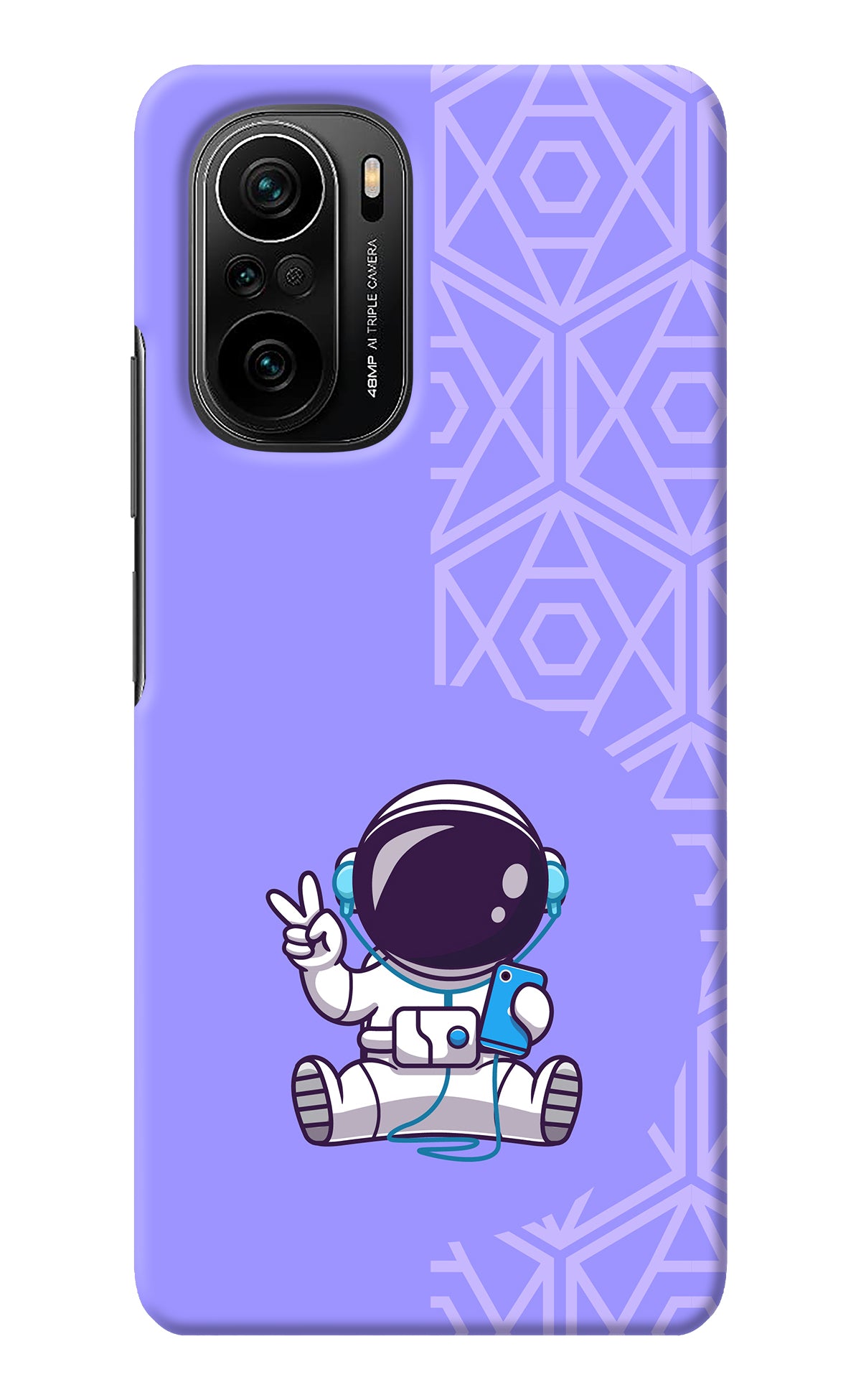 Cute Astronaut Chilling Mi 11X/11X Pro Back Cover