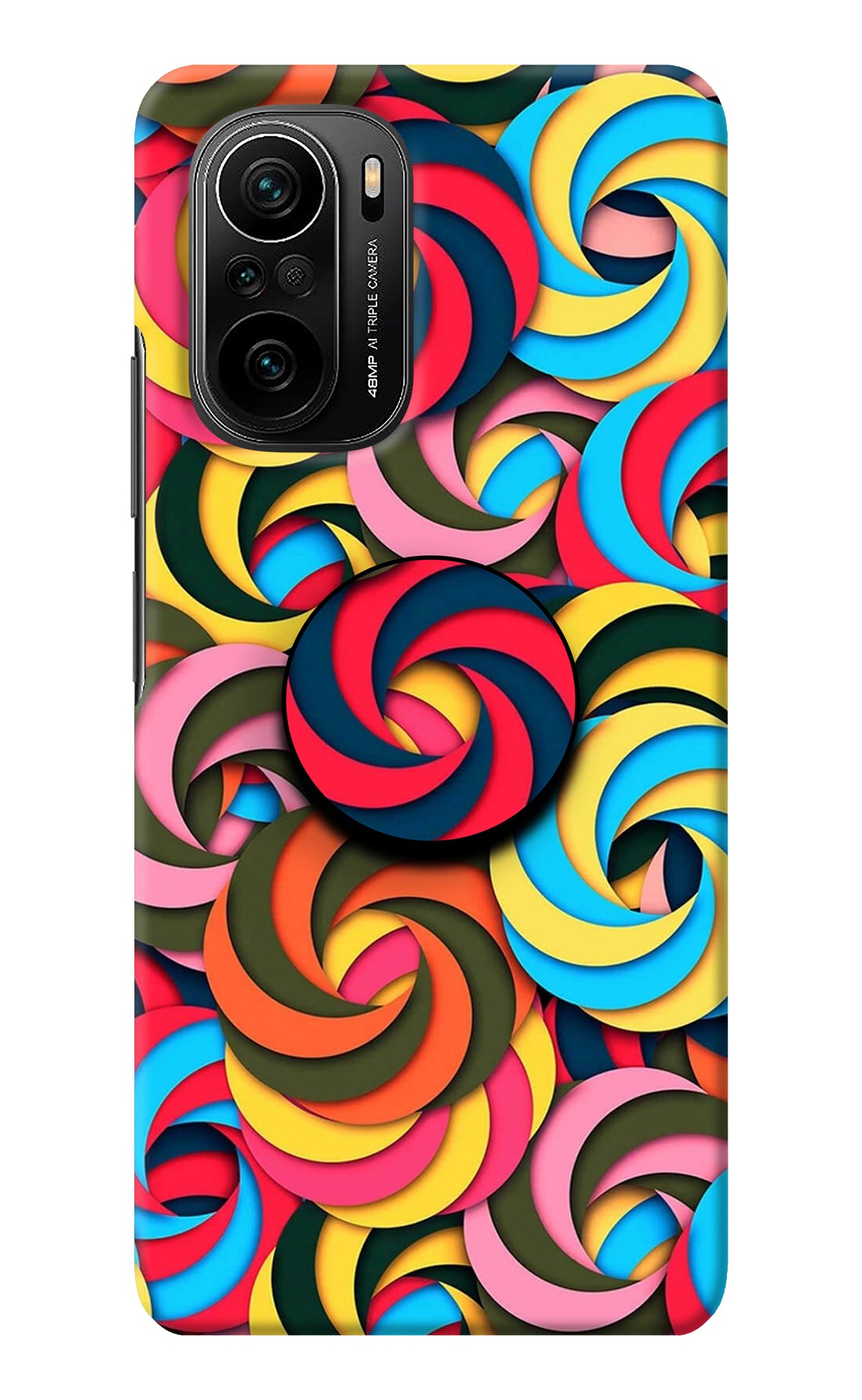 Spiral Pattern Mi 11X/11X Pro Pop Case