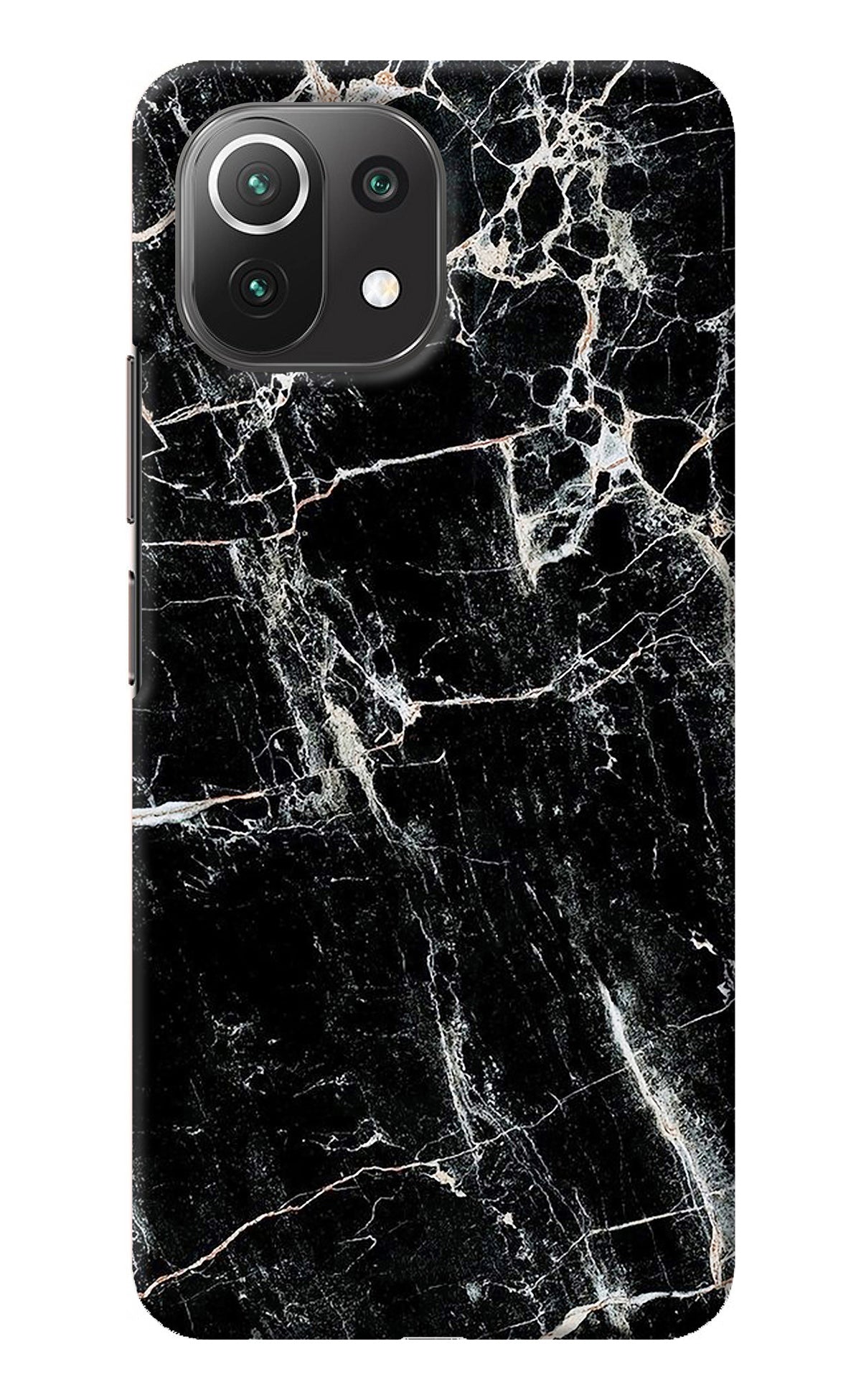 Black Marble Texture Mi 11 Lite Back Cover