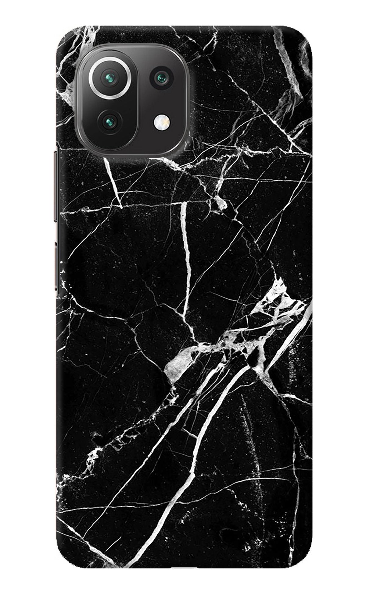 Black Marble Pattern Mi 11 Lite Back Cover