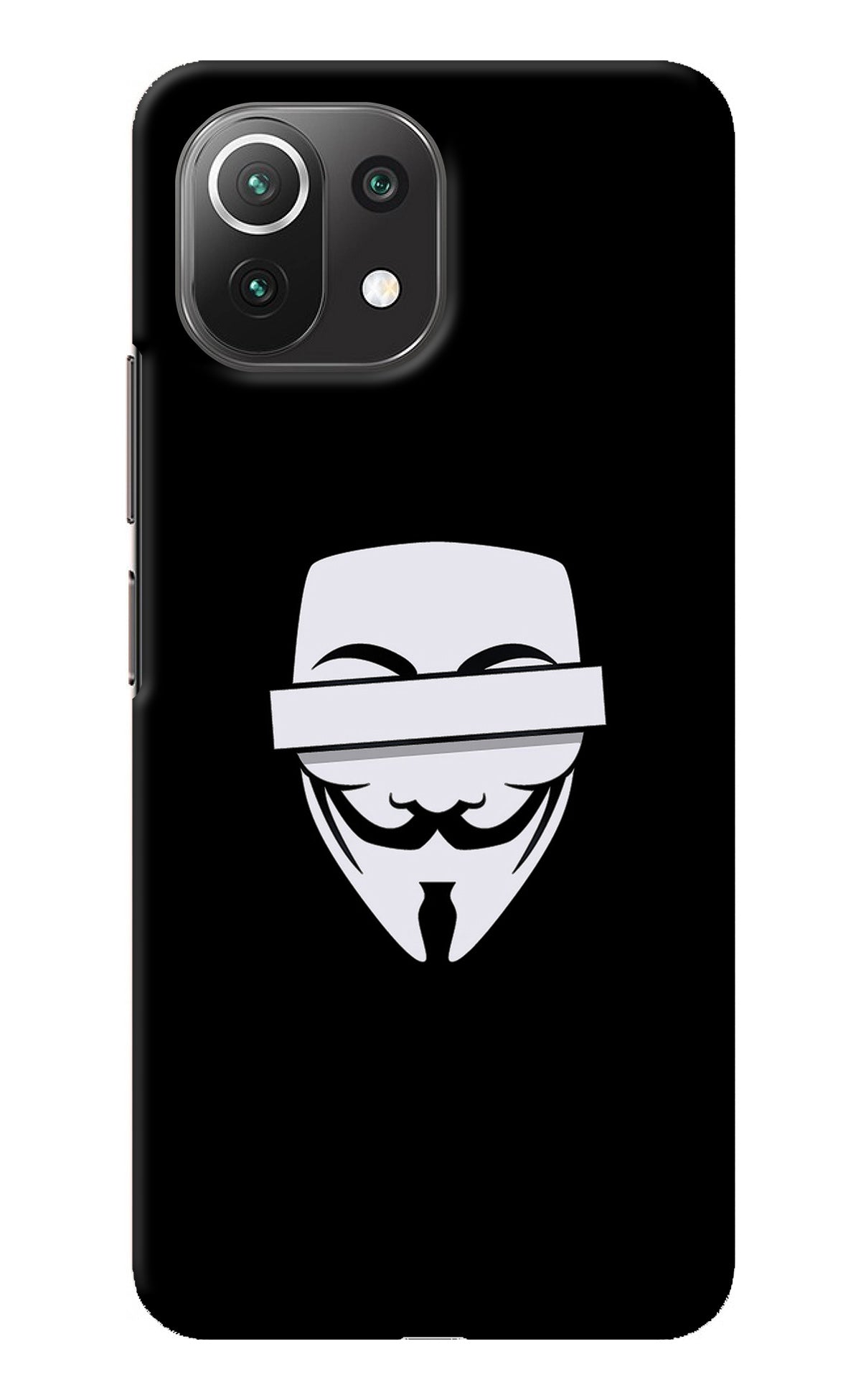 Anonymous Face Mi 11 Lite Back Cover