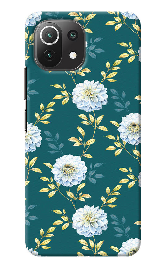 Flowers Mi 11 Lite Back Cover