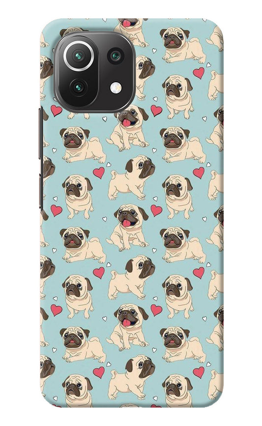 Pug Dog Mi 11 Lite Back Cover