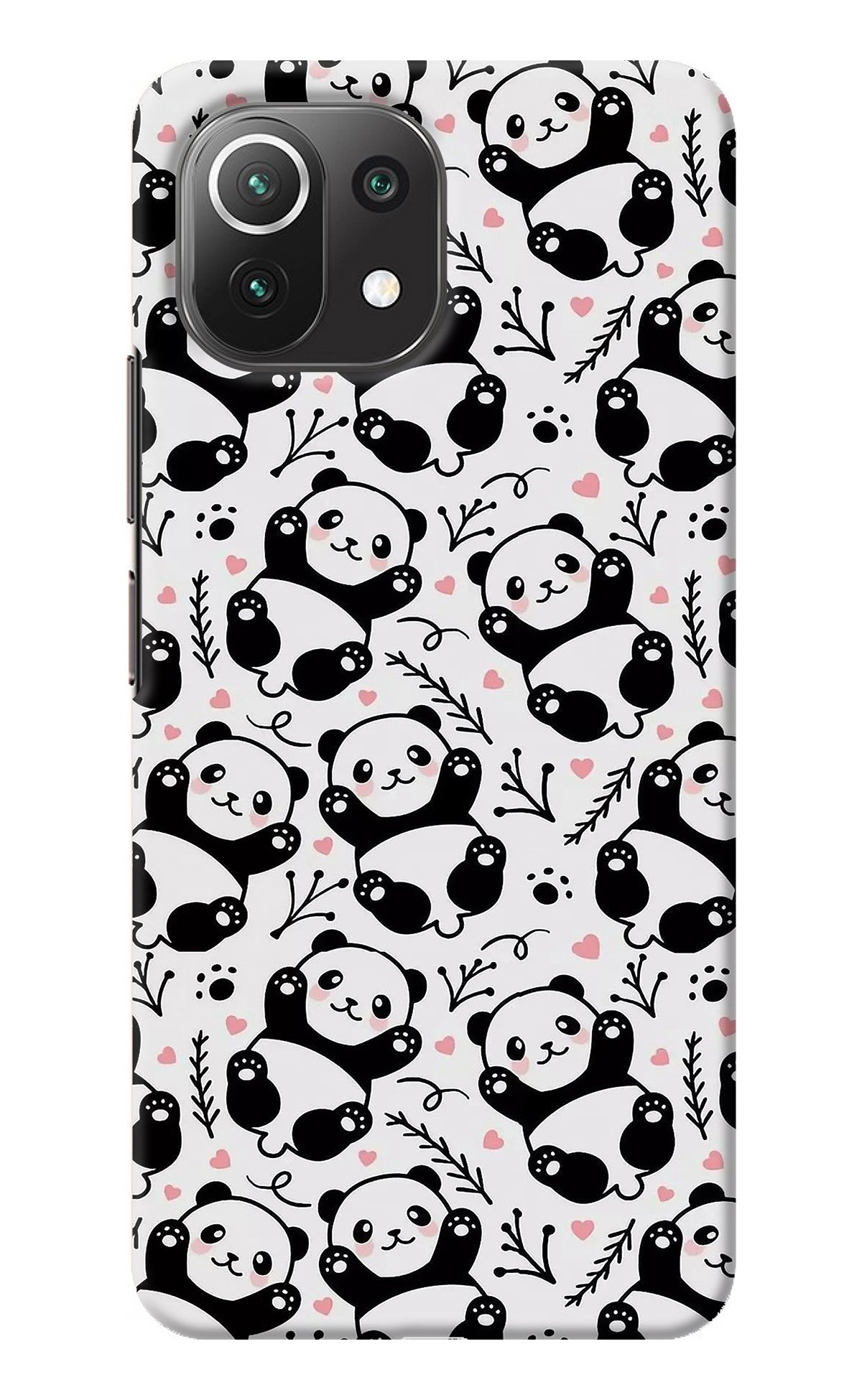 Cute Panda Mi 11 Lite Back Cover