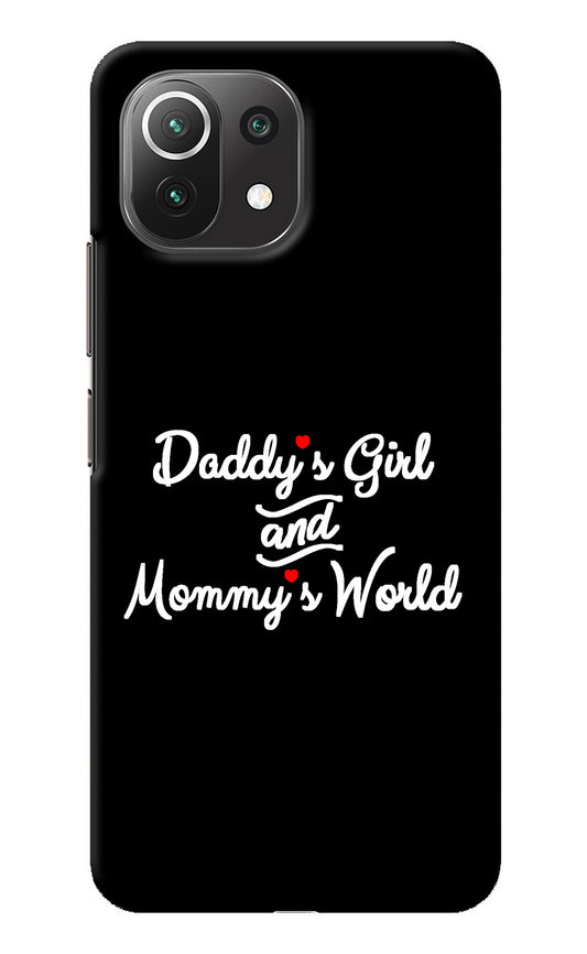 Daddy's Girl and Mommy's World Mi 11 Lite Back Cover