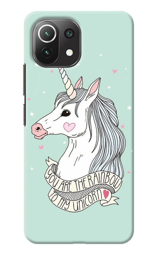 Unicorn Wallpaper Mi 11 Lite Back Cover