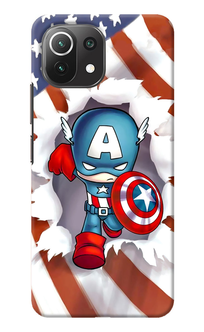 Captain America Mi 11 Lite Back Cover