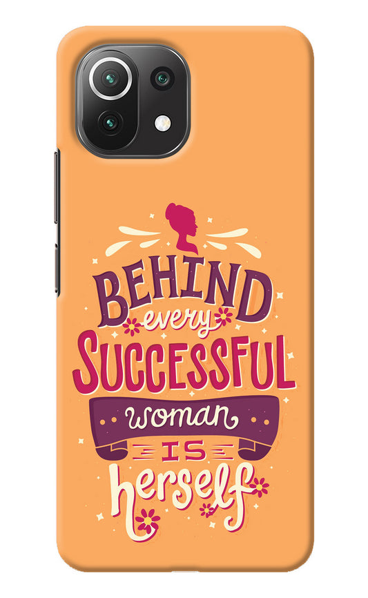 Behind Every Successful Woman There Is Herself Mi 11 Lite Back Cover