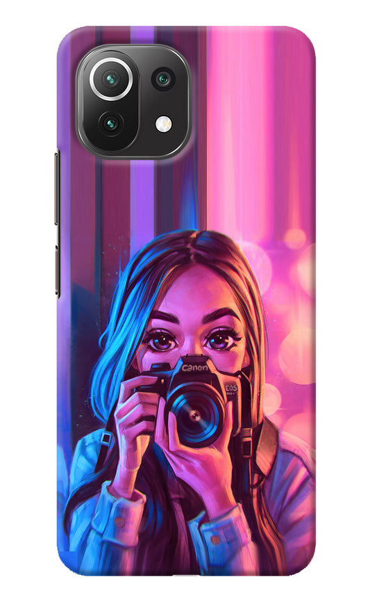 Girl Photographer Mi 11 Lite Back Cover