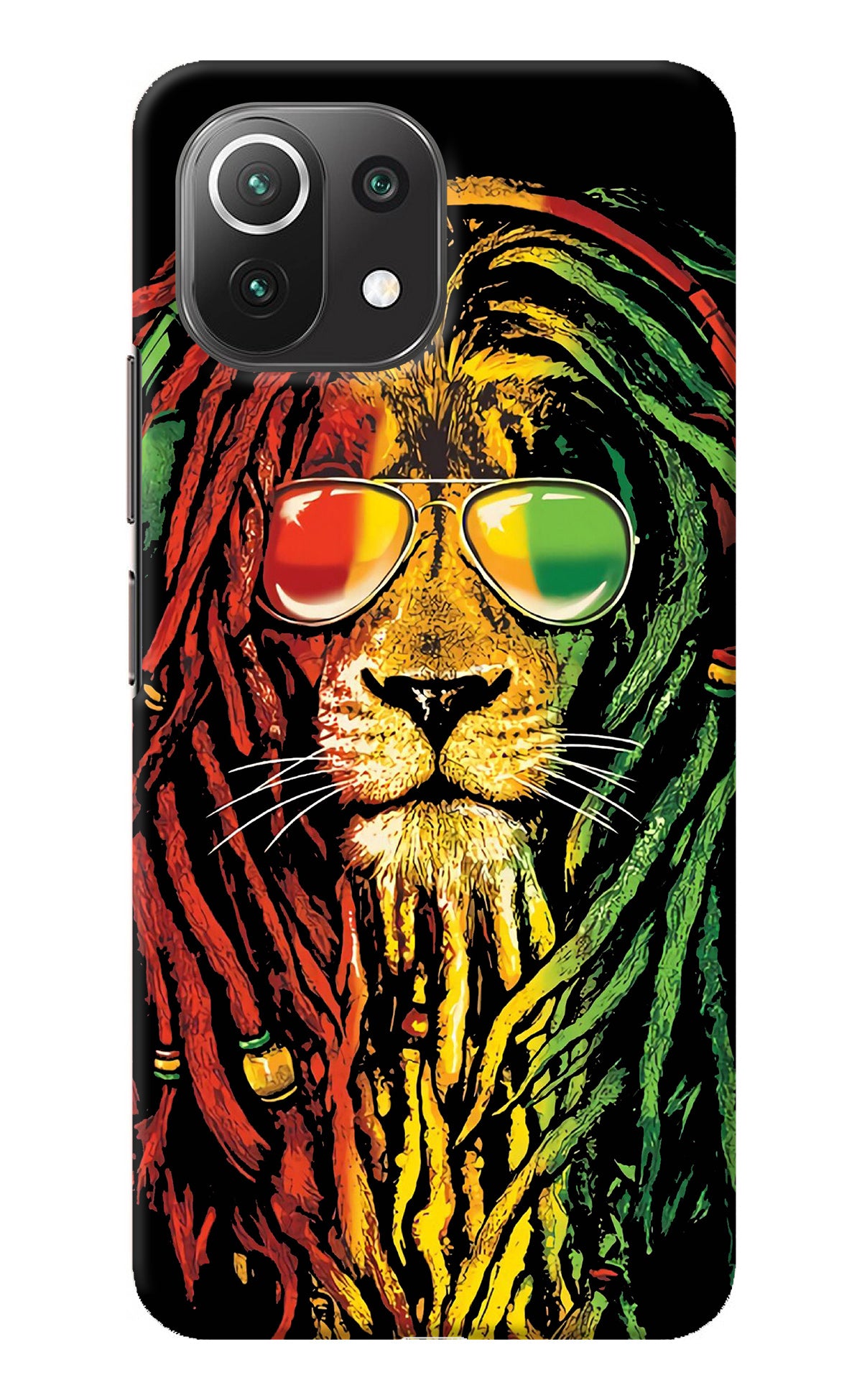 Rasta Lion Mi 11 Lite Back Cover