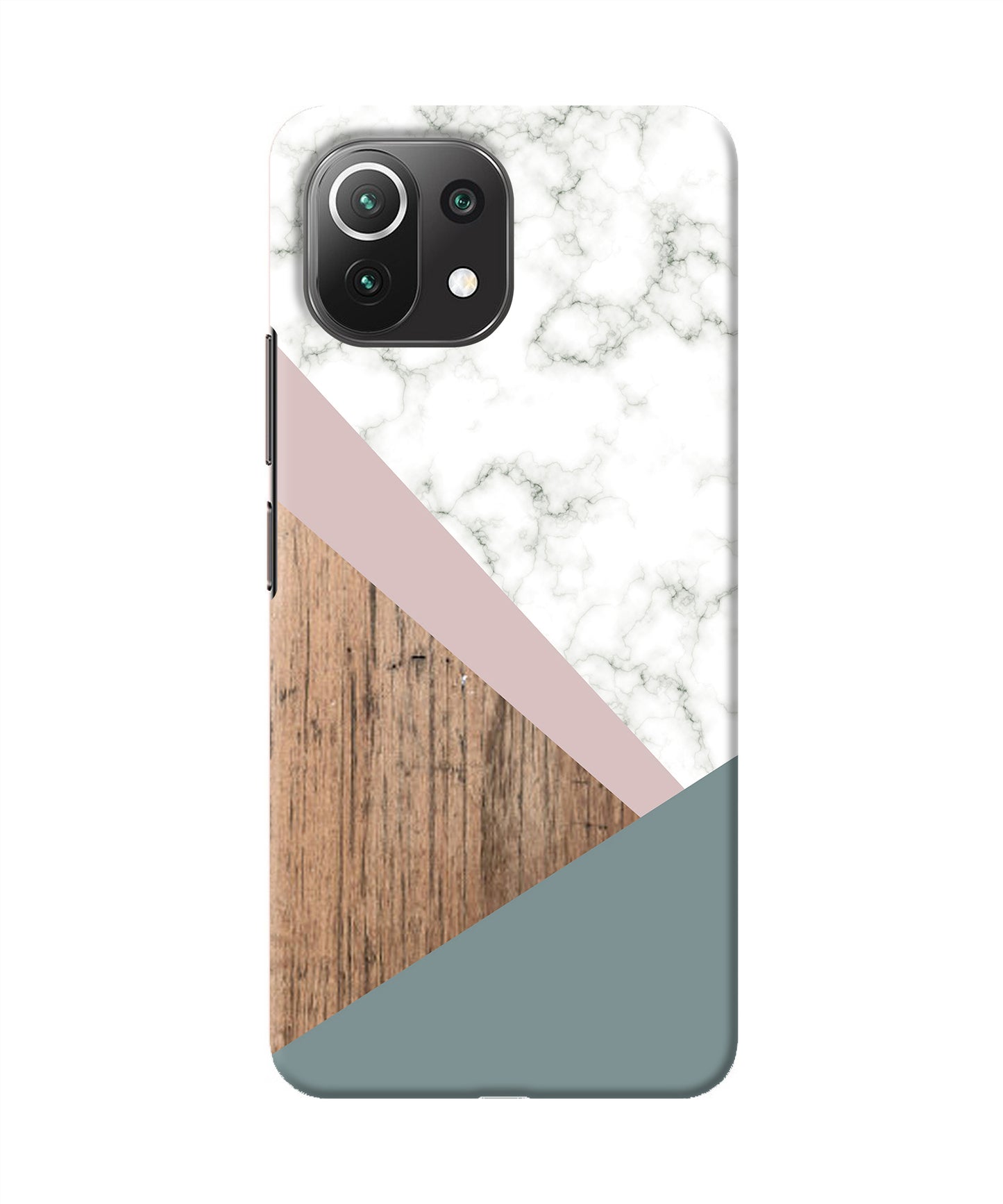 Marble wood Abstract Mi 11 Lite Back Cover