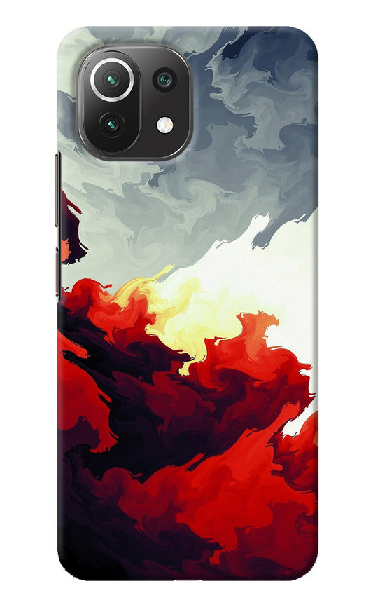 Fire Cloud Mi 11 Lite Back Cover