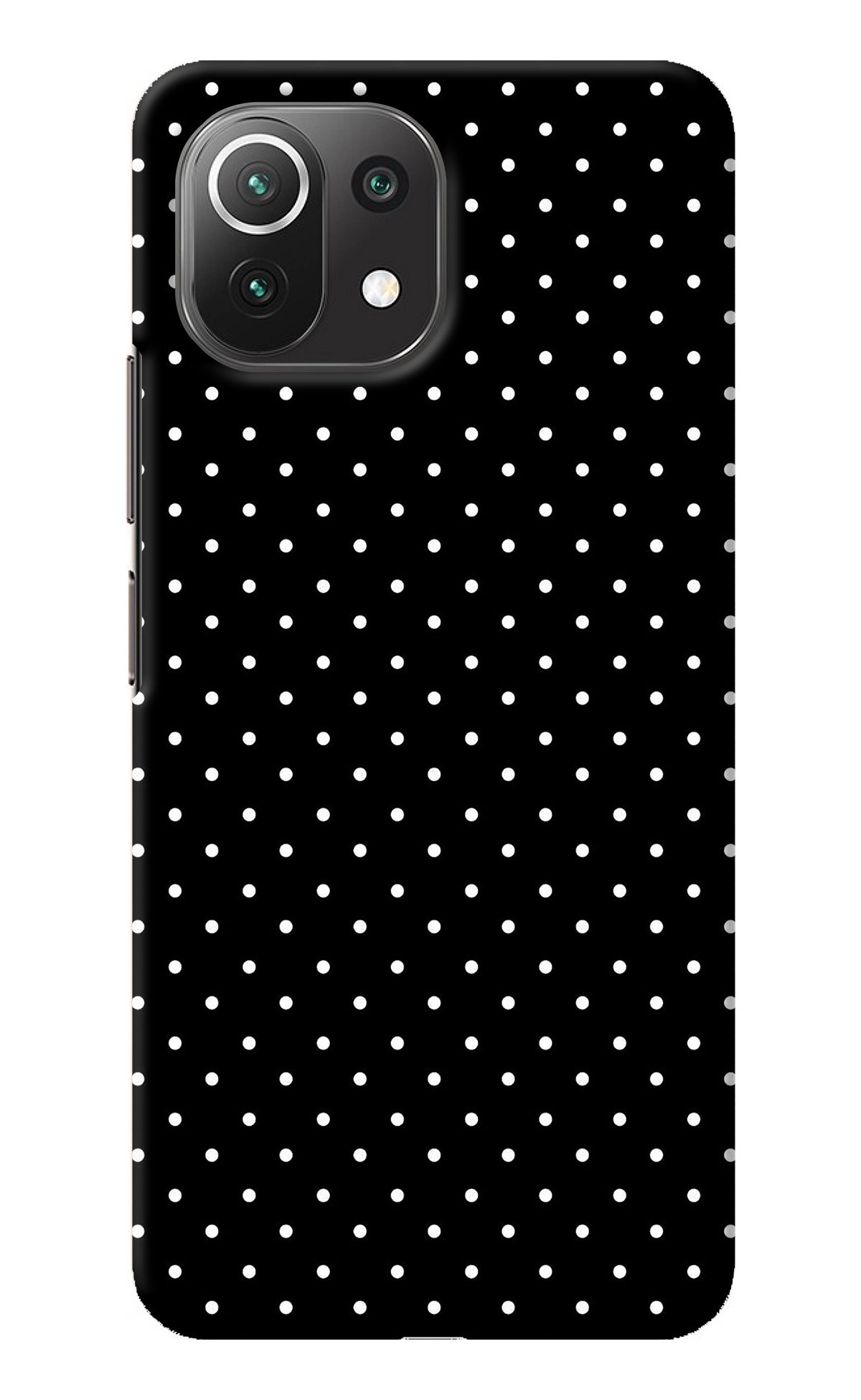 White Dots Mi 11 Lite Back Cover