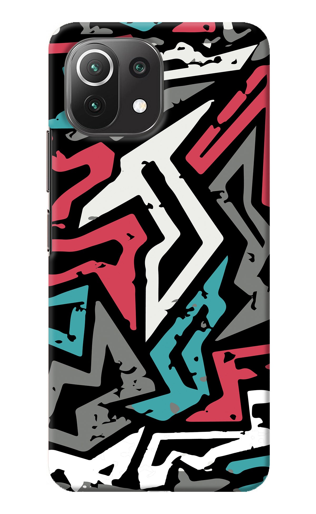 Geometric Graffiti Mi 11 Lite Back Cover