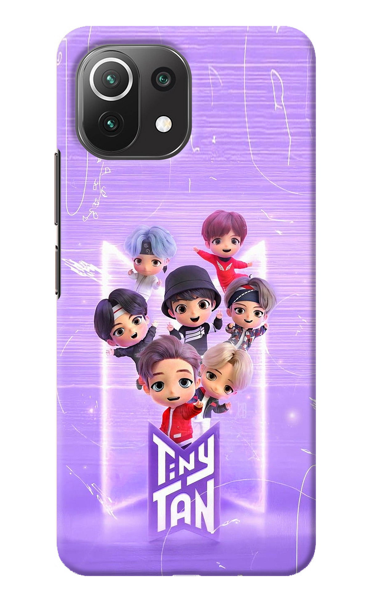 BTS Tiny Tan Mi 11 Lite Back Cover