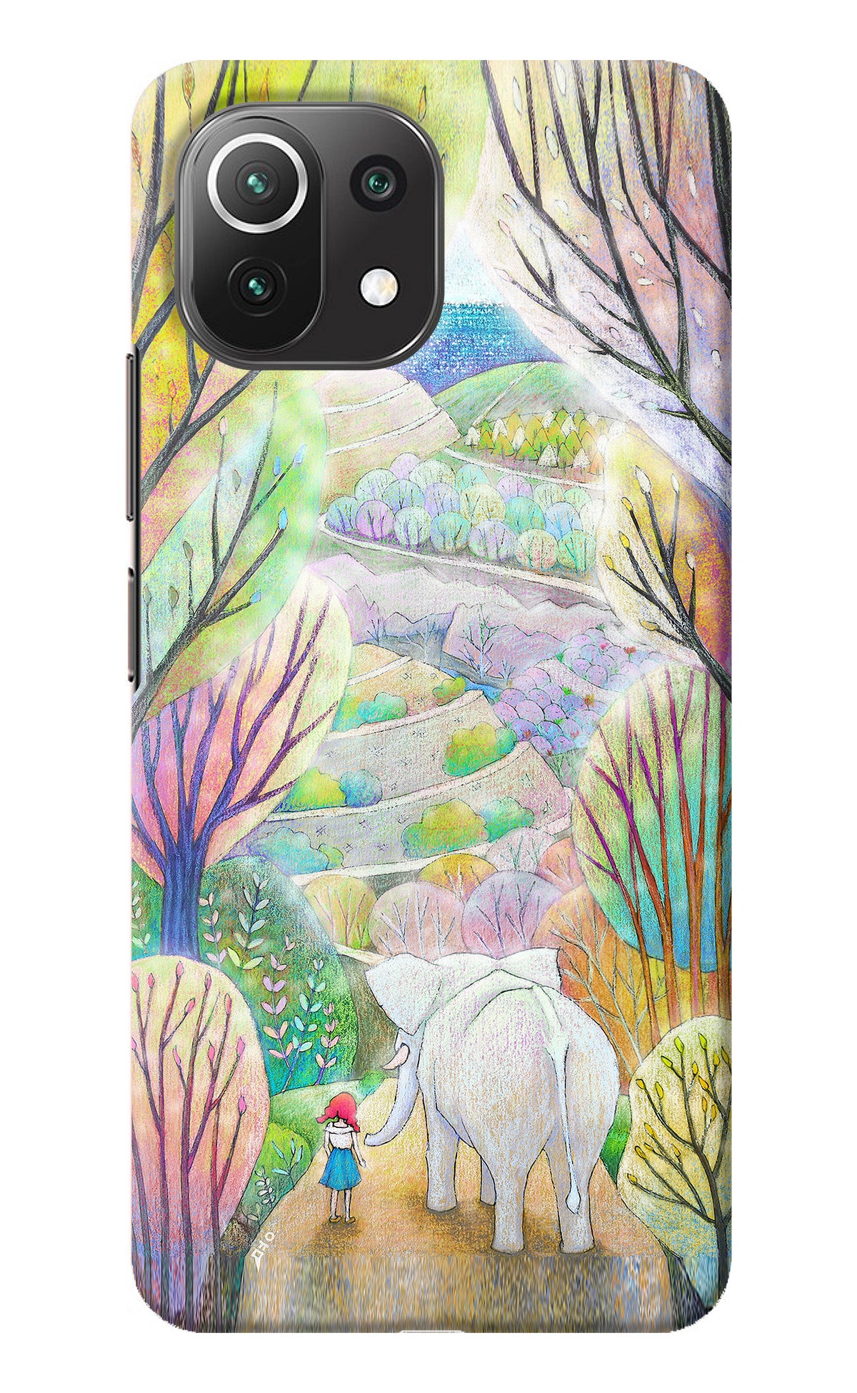 Nature Painting Mi 11 Lite Back Cover