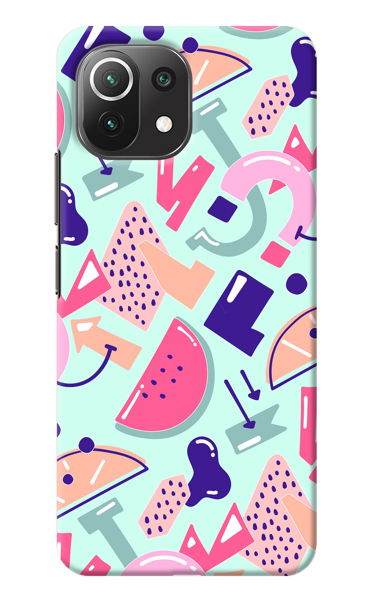 Doodle Pattern Mi 11 Lite Back Cover