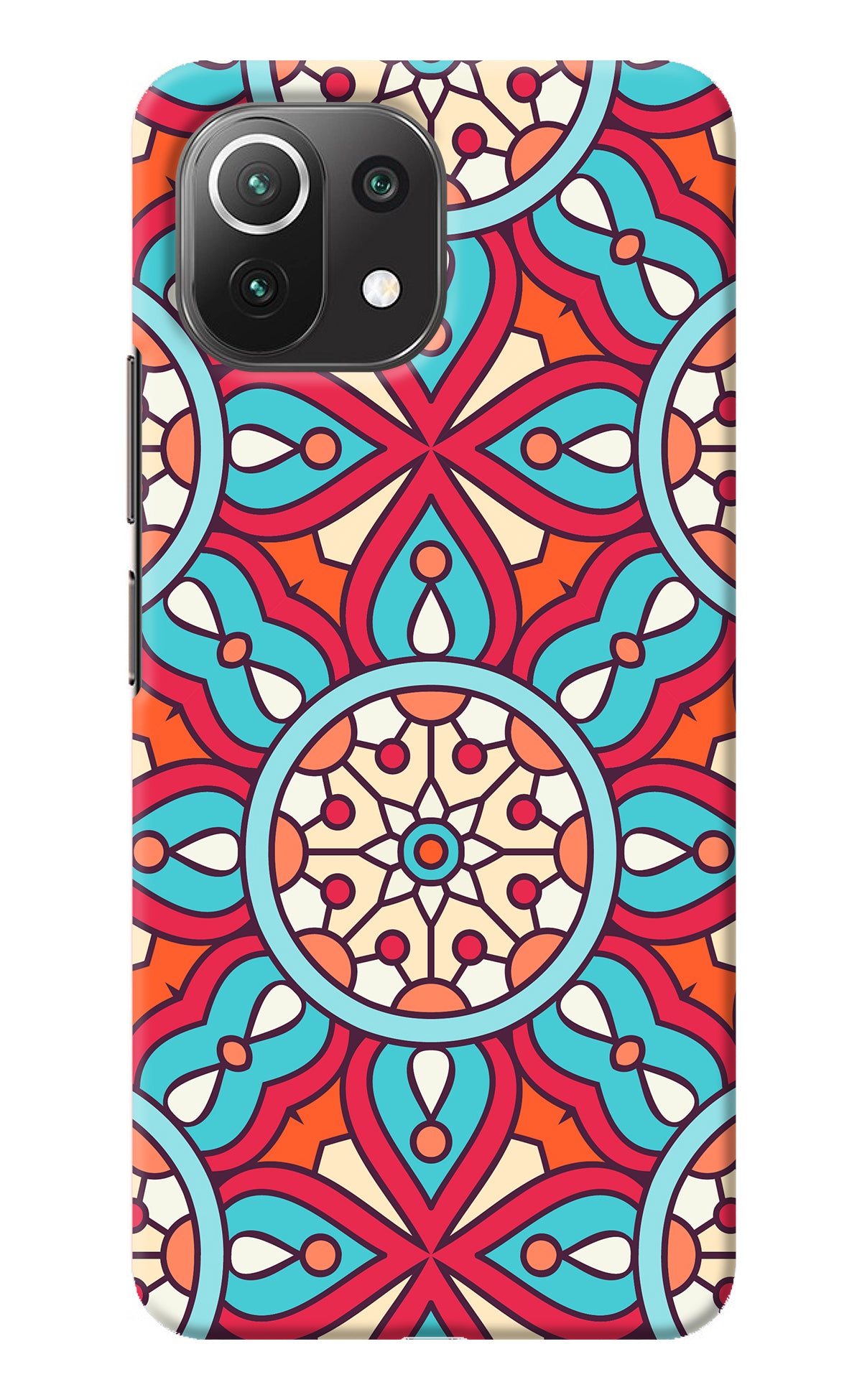 Mandala Geometric Mi 11 Lite Back Cover