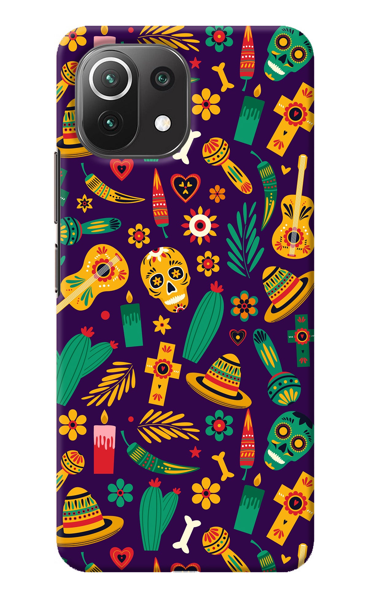 Mexican Artwork Mi 11 Lite Back Cover