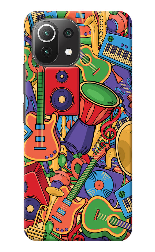 Music Instrument Doodle Mi 11 Lite Back Cover