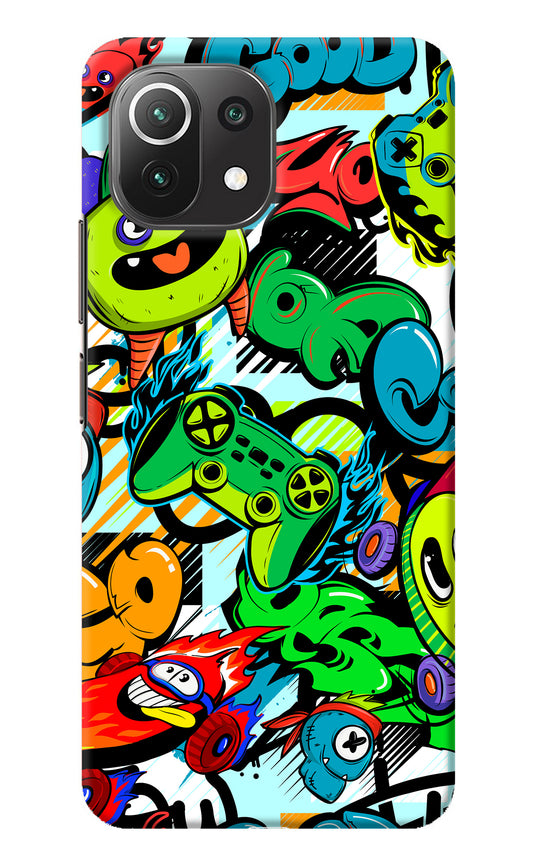 Game Doodle Mi 11 Lite Back Cover