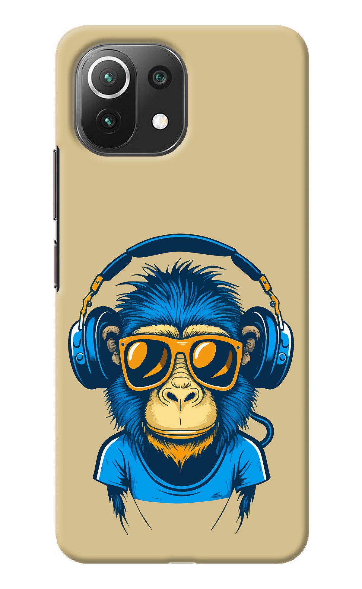 Monkey Headphone Mi 11 Lite Back Cover