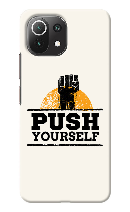 Push Yourself Mi 11 Lite Back Cover