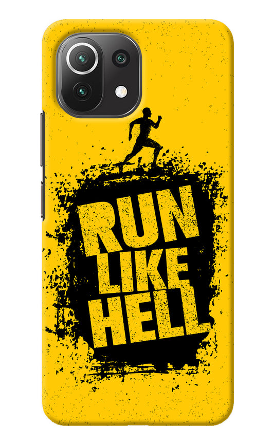 Run Like Hell Mi 11 Lite Back Cover