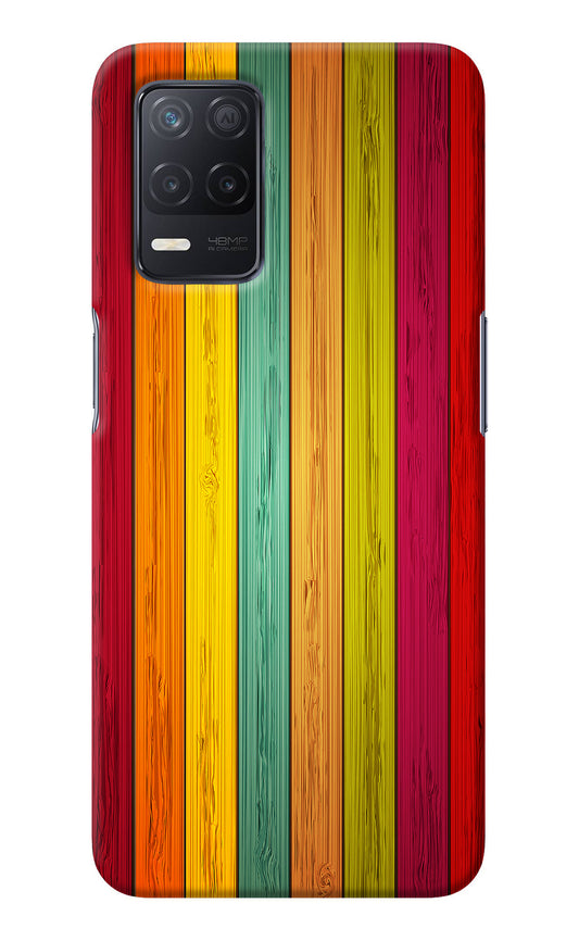 Multicolor Wooden Realme 8 5G/8s 5G Back Cover