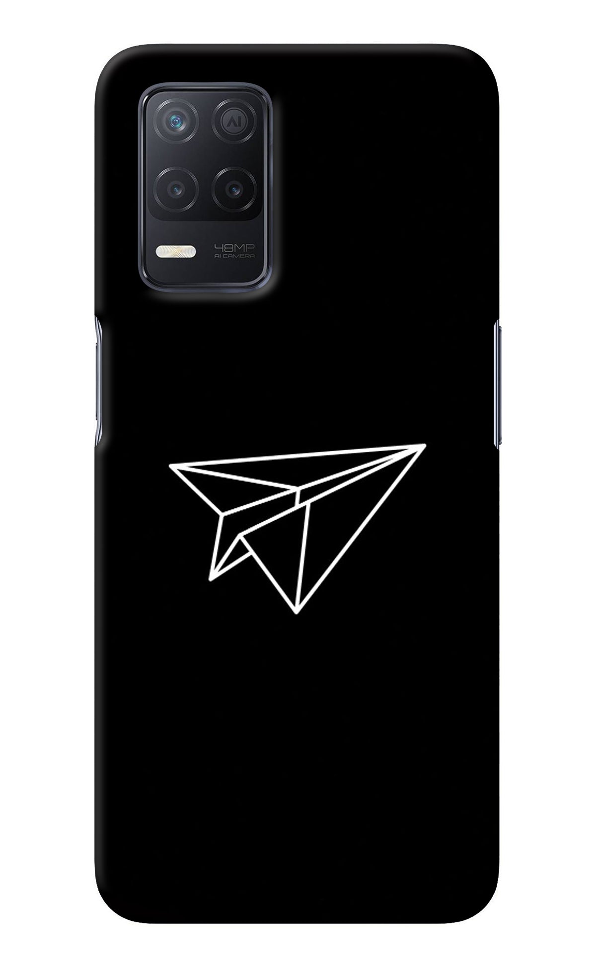 Paper Plane White Realme 8 5G/8s 5G Back Cover