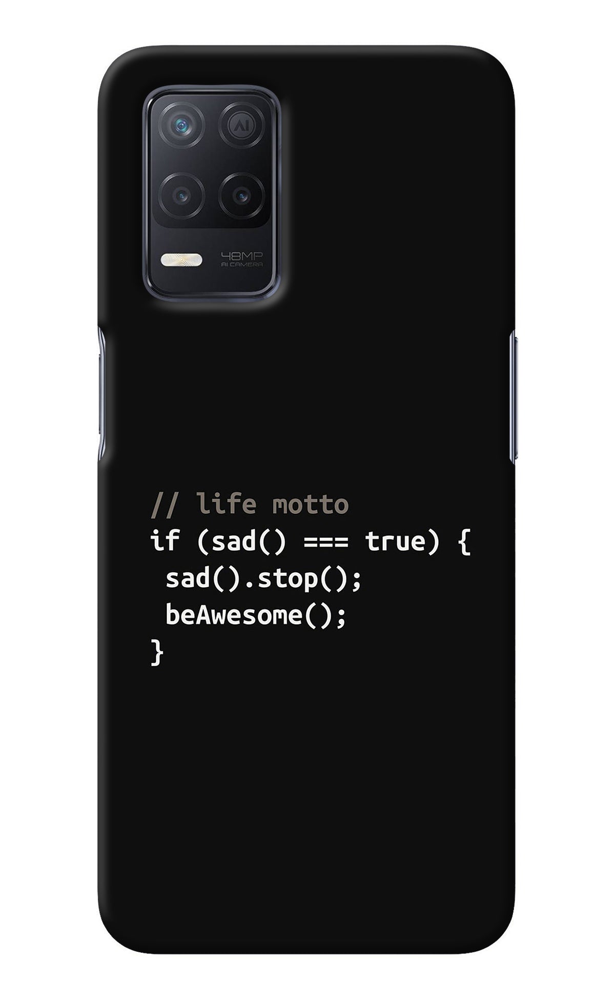 Life Motto Code Realme 8 5G/8s 5G Back Cover