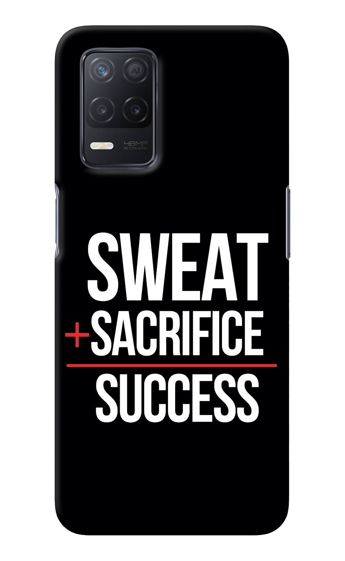 Sweat Sacrifice Success Realme 8 5G/8s 5G Back Cover