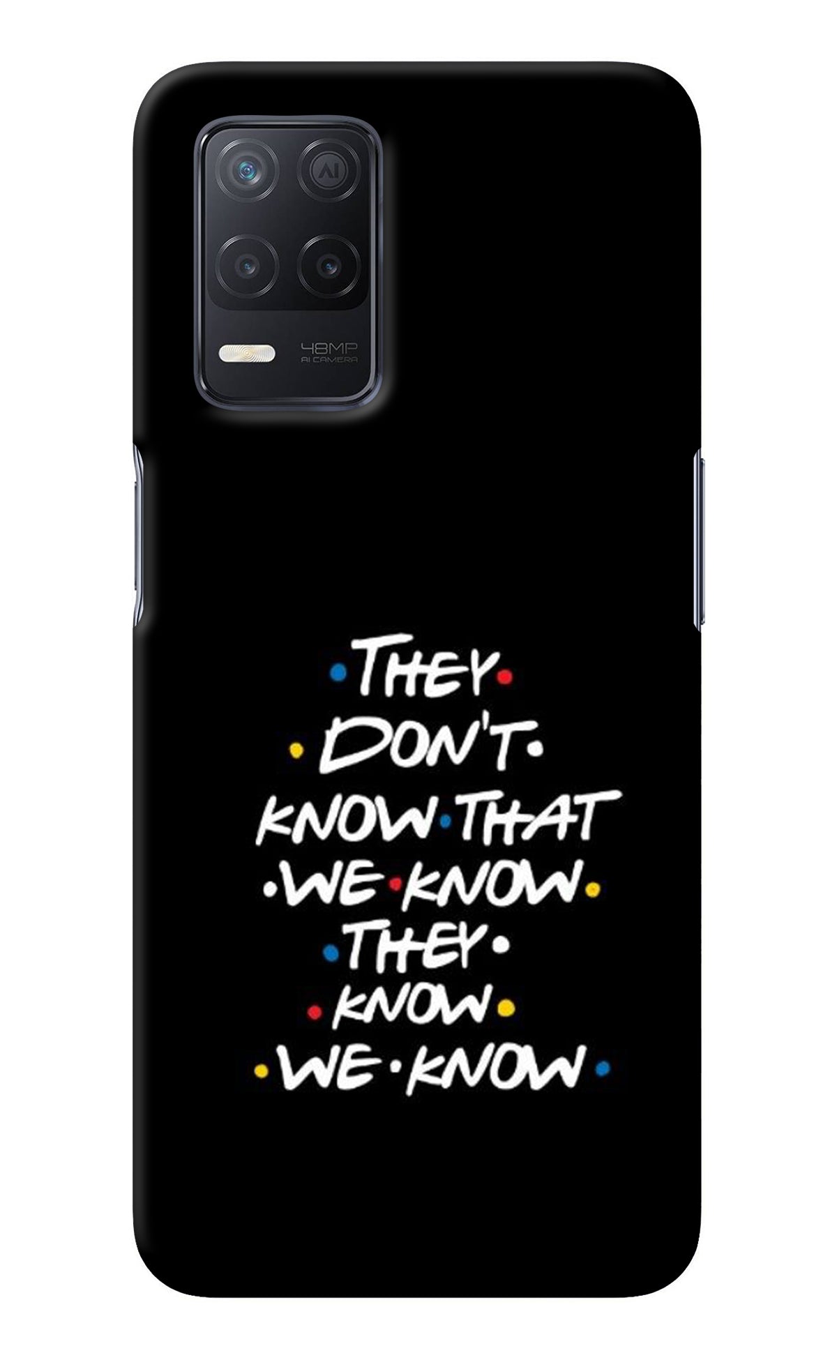 FRIENDS Dialogue Realme 8 5G/8s 5G Back Cover