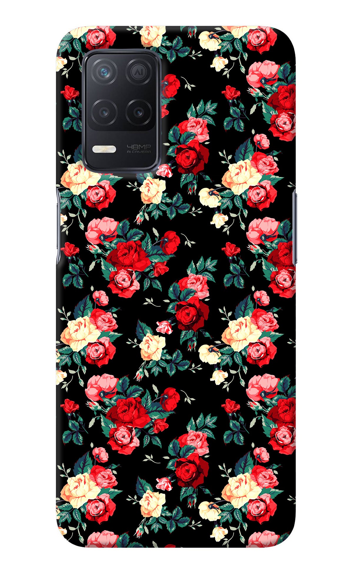 Rose Pattern Realme 8 5G/8s 5G Back Cover